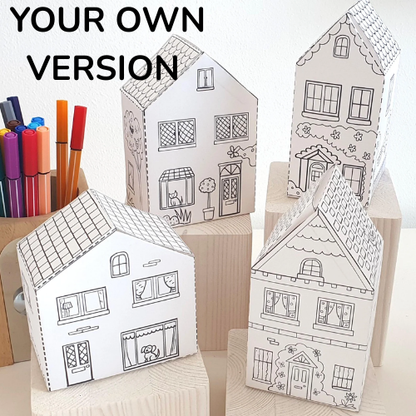 Printable Paper Houses - theprintablecraft